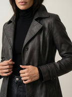 Teresa™ | Gabardina de gamuza