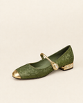 Chrystah™ - Zapatos Mary Jane (Verde)