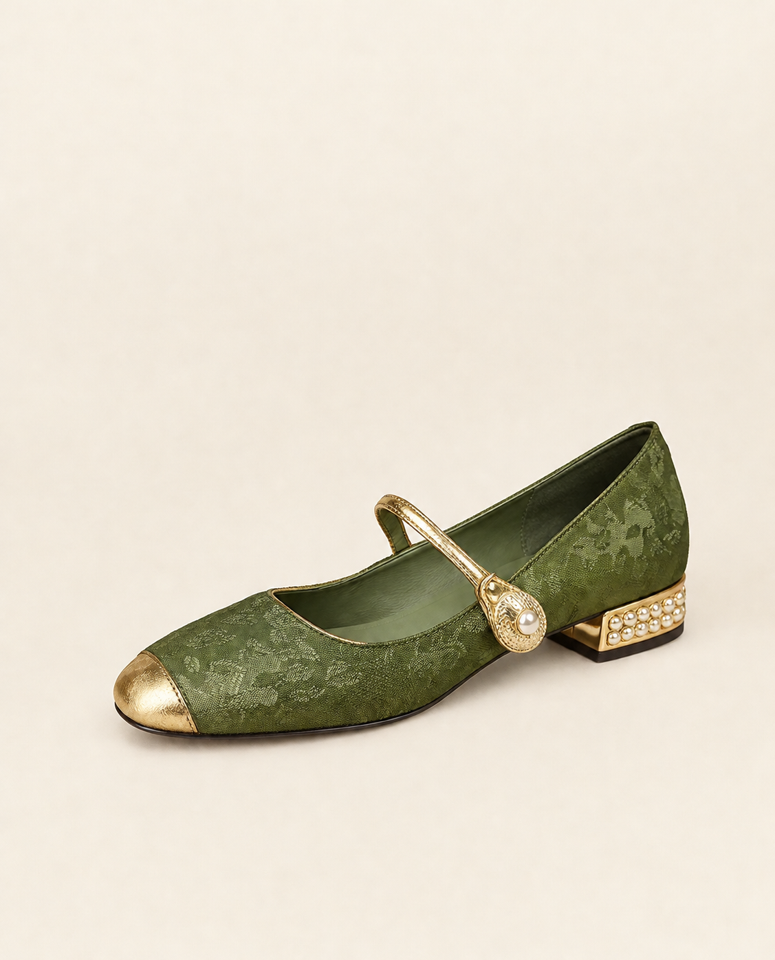 Chrystah™ - Zapatos Mary Jane (Verde)