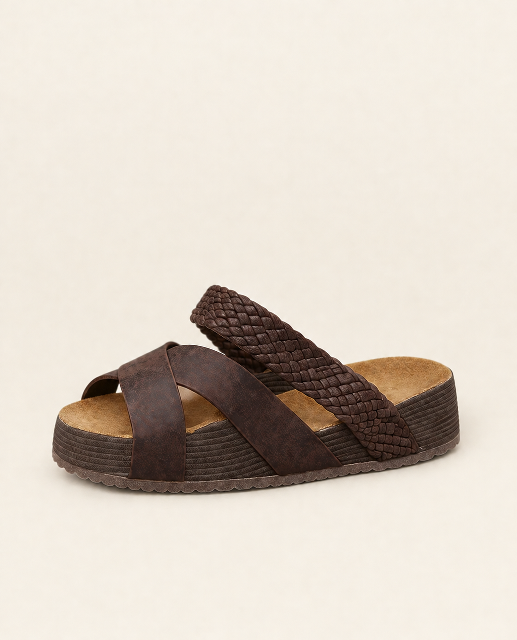 Valentina™ - Sandalias trenzadas (Marrón)