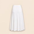 Natalia™ - Falda midi (Blanco)