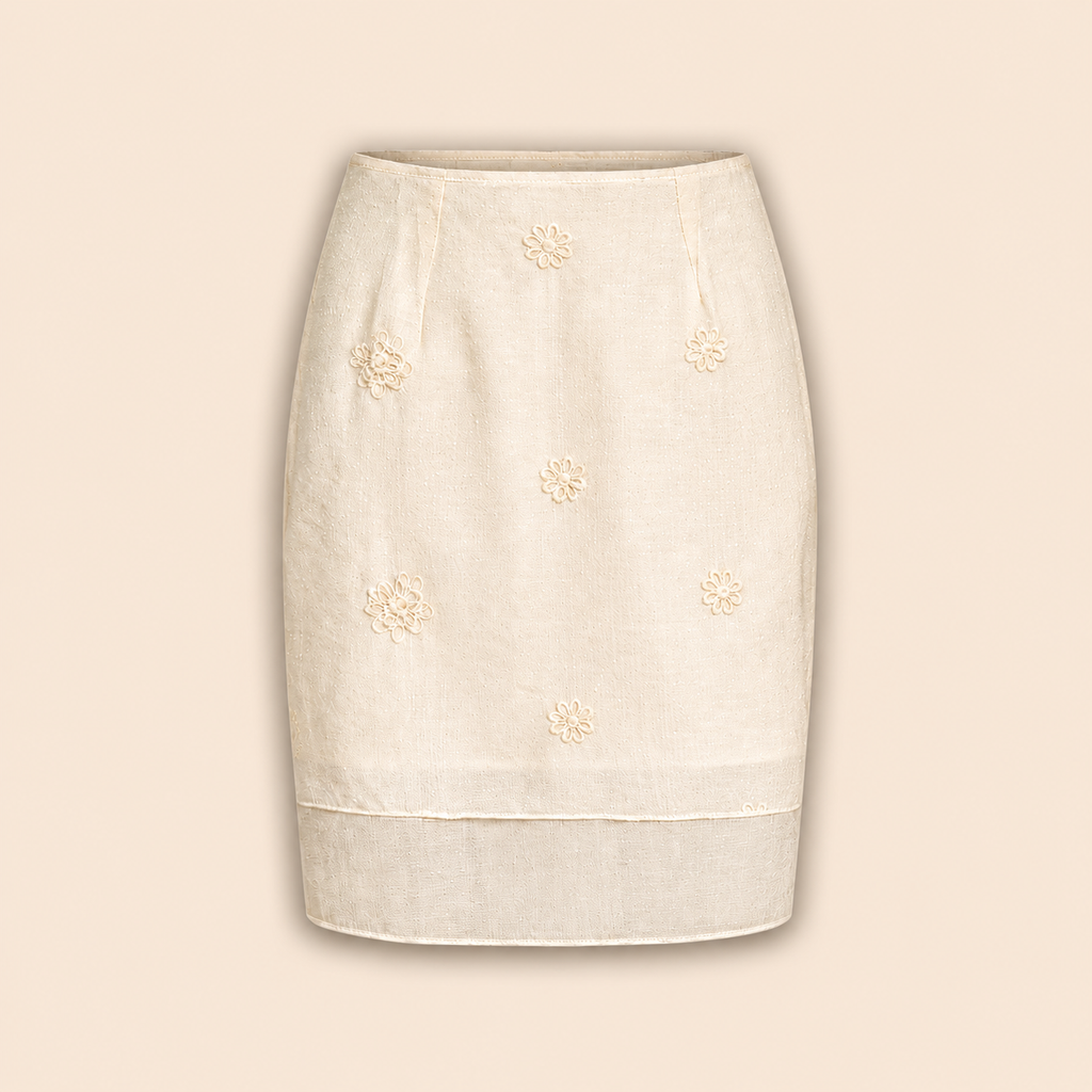 Paulina™ - Falda (Crema)