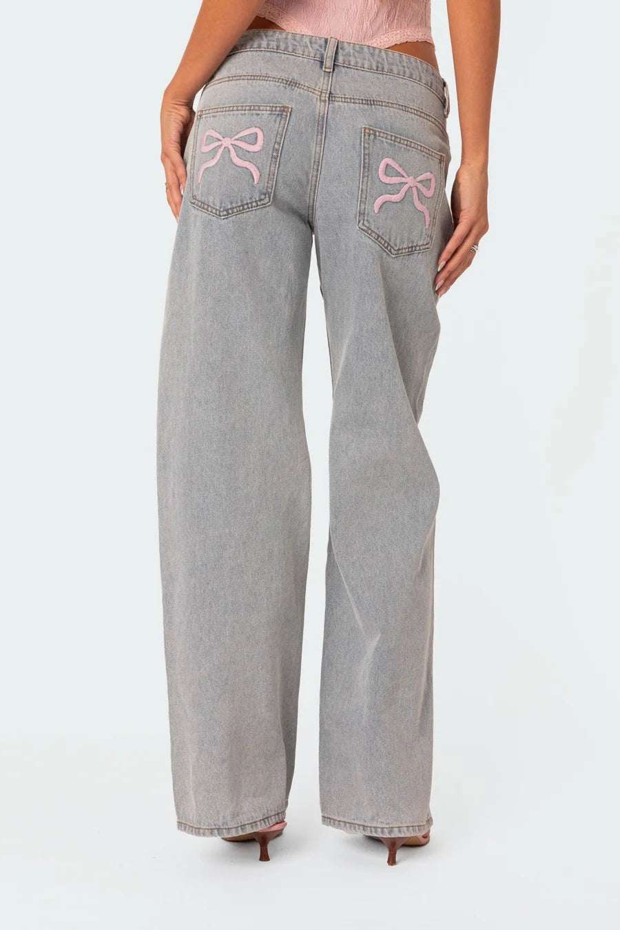 Laura™ | Jeans con lazo