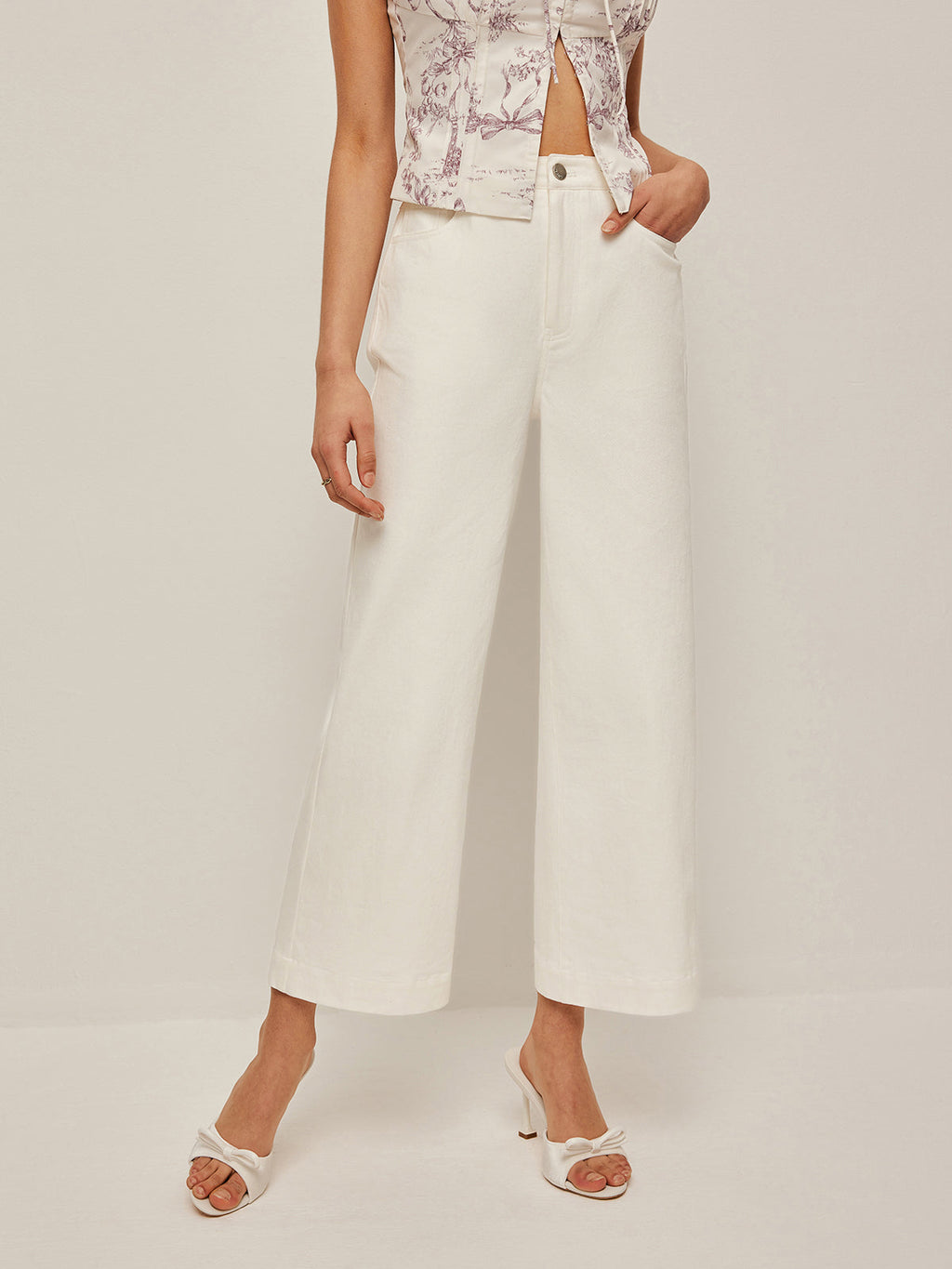 Valentina™ | Jeans blancos
