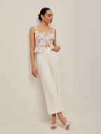 Valentina™ | Jeans blancos