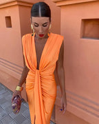 Selena™ | Vestido drapeado