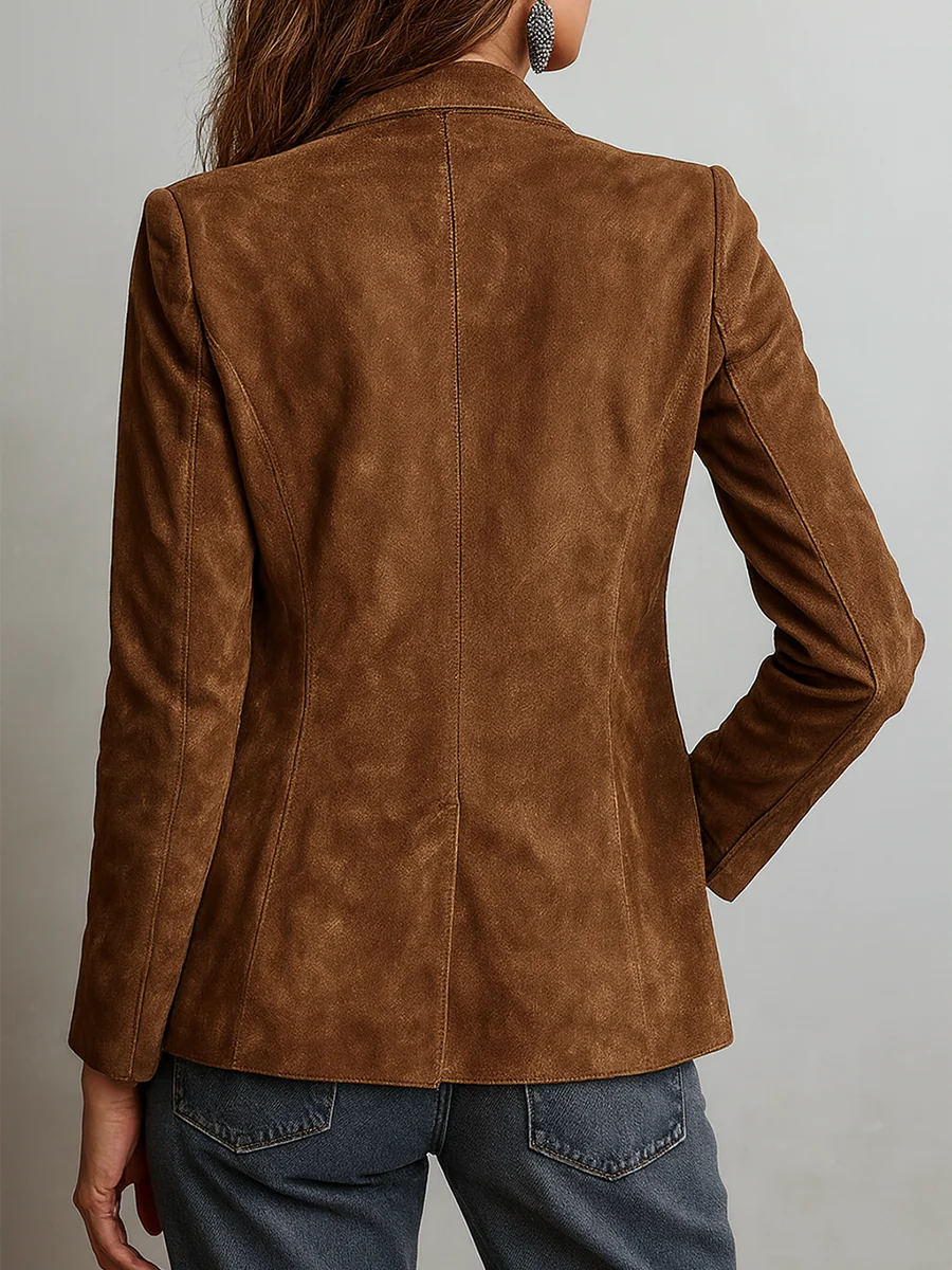 Cristina™ | Blazer vintage café