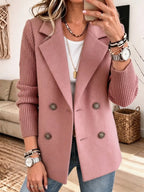 Guadalupe™ | Blazer con mangas tejidas - Rosa