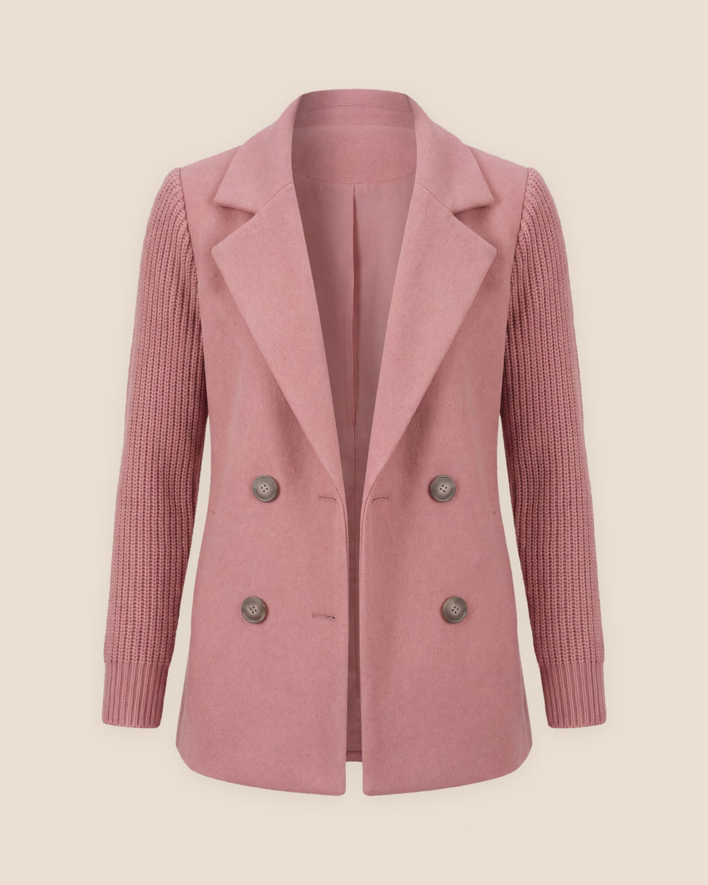 Guadalupe™ | Blazer con mangas tejidas - Rosa