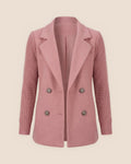 Guadalupe™ | Blazer con mangas tejidas - Rosa