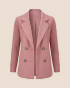 Guadalupe™ | Blazer con mangas tejidas - Rosa