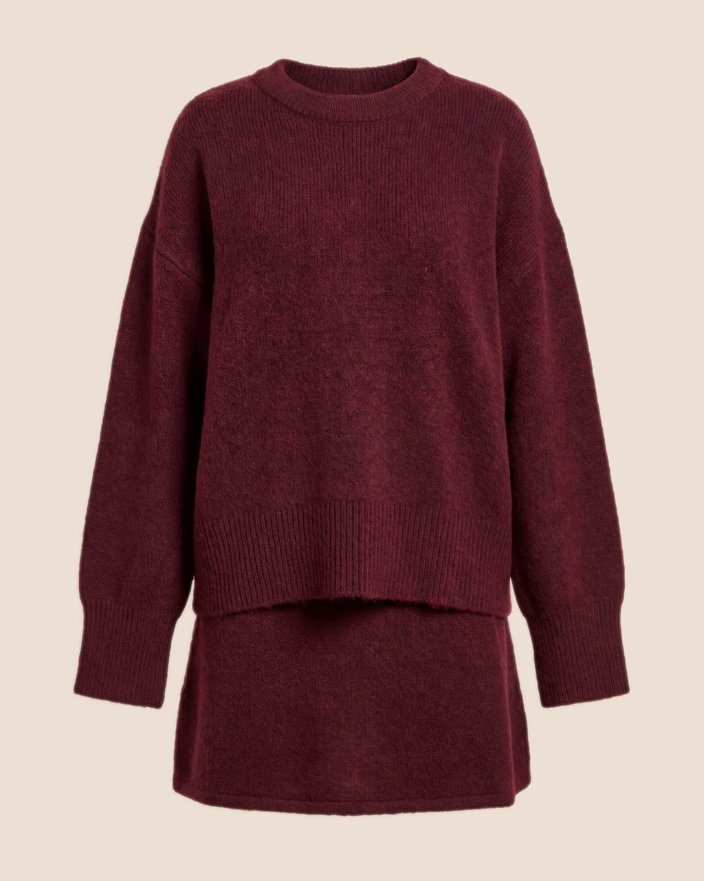 Itzel™ | Conjunto tejido de suéter oversize y falda