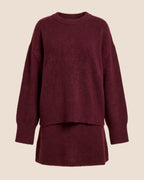 Itzel™ | Conjunto tejido de suéter oversize y falda