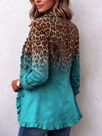 Carmen™ | Chamarra animal print con holanes