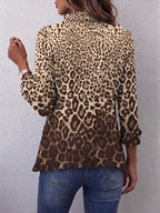 Carmen™ | Chamarra animal print con holanes leopardo multicolor