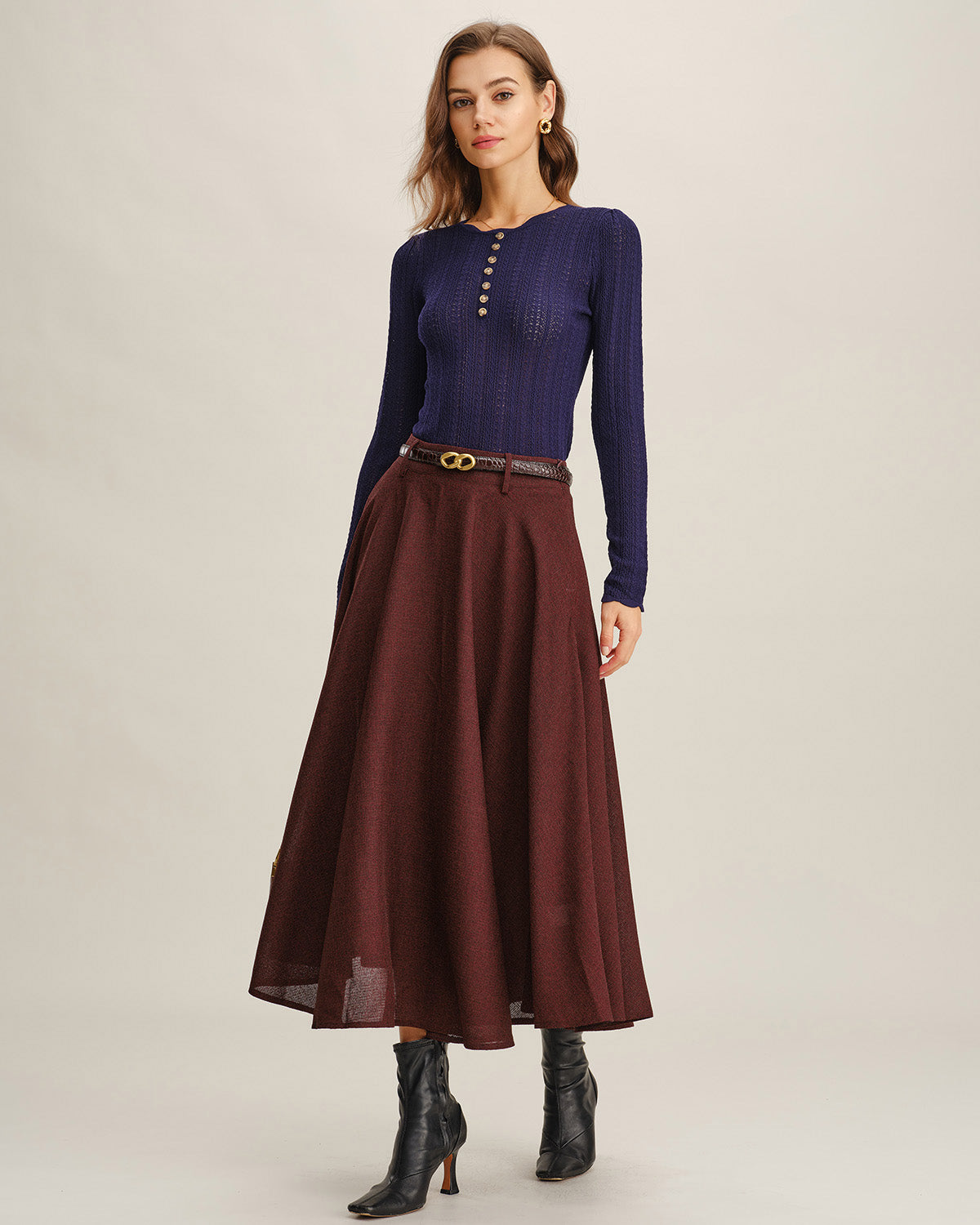 Katherine™ | Falda midi